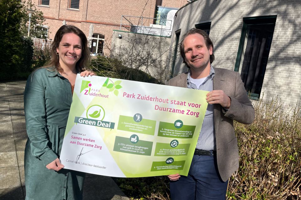 Park Zuiderhout ondertekent Green Deal 3.0